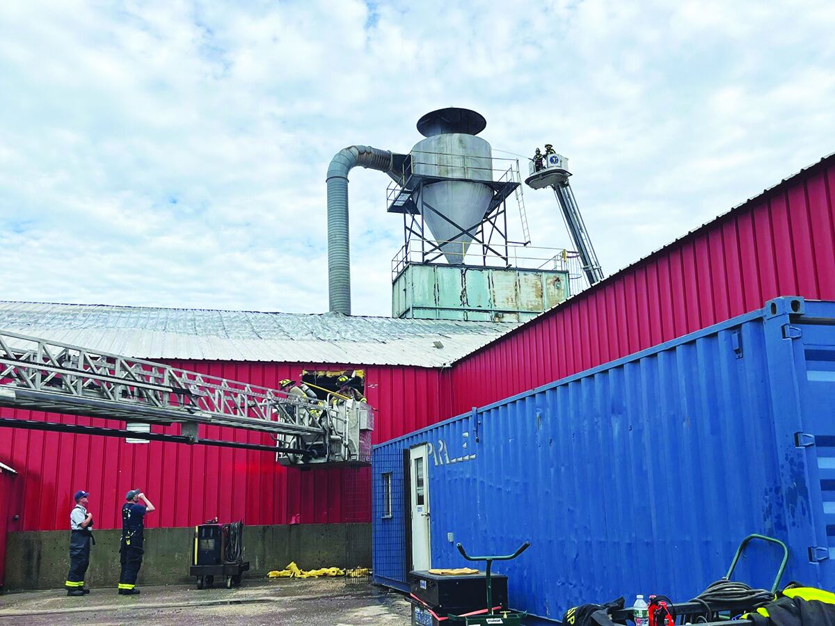 Acetylene torch ignites fire at defunct Madison lumber mill